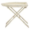 Nautical Boat Shape Folding Table Taupe - Olivia & May - image 2 of 4