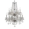 Crystorama Lighting Traditional Crystal 12 - Light Chandelier in  Polished Chrome - 2 of 4