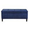 NicBex Ottoman with Storage Bench Storage Organizer Ottoman Tufted Top Soft Close Storage Bench for Entryway Bathroom Bedroom - 4 of 4