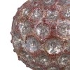 Northlight Mercury Silver Distressed Glass Christmas Ball Ornament 3.5" (88mm) - image 4 of 4