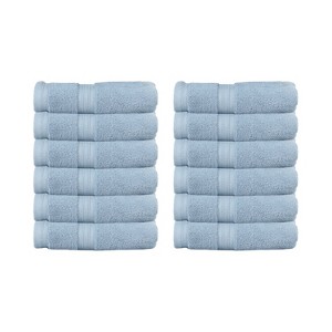 Home Weavers Elegance Essentials 550GSM 100% Cotton Zero Twist Super Absorbent Bath Towel Set - 1 of 4