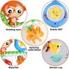 Bath Toys for Toddlers Ages 1-3 with Strong Suction Cups, Animal Themed Water Play Set - 2 of 4