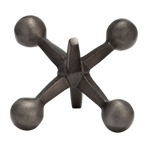 Sagebrook Home Metal Jacks Abstract Sculpture for Room, Bedroom or Office Decor, Aluminum - 1 of 4