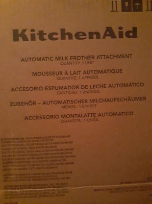 KitchenAid Automatic Milk Frother Attachment - Matte Black
