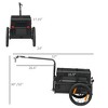 Trailer for Bike, Bicycle Cargo Trailer with Removable Storage Box - 3 of 4