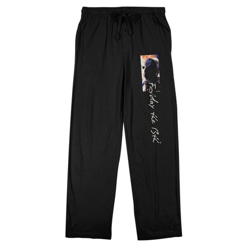 Friday The 13th Jason Voorhees Men s Black Sleep Pajama Pants xxl Target