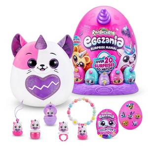 Rainbocorns Eggzania Surprise Mania Collectible Plush Stuffed Animal Toy by ZURU - 1 of 4