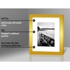 Americanflat Picture Frame in Gold with Lead Free Polished Glass - Horizontal and Vertical Formats for Wall and Tabletop - 8" x 10" - 4 of 4