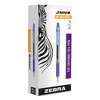 Zebra Jimnie Gel Pen, Stick, Medium 0.7 mm, Blue Ink, Clear/Blue Barrel, 12/Pack - image 2 of 2