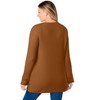 Woman Within Plus Size Waffle Thermal Sweatshirt - 3 of 4