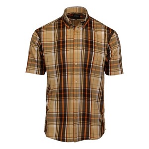 Gioberti Men's Plaid Short Sleeve Shirt - 1 of 2
