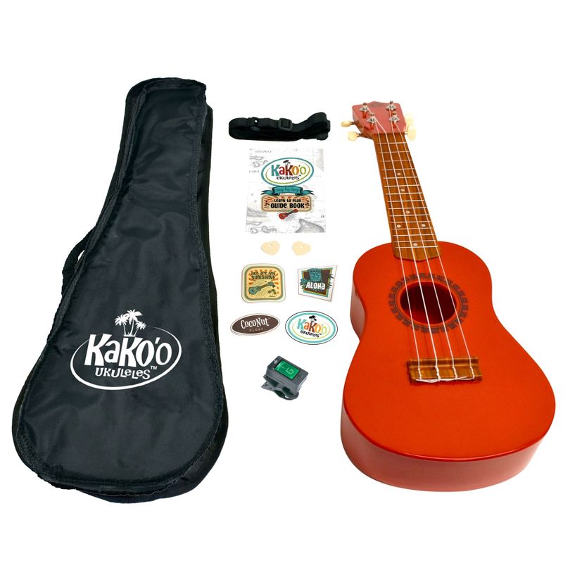 KaKo'o Music Entry-Level Soprano Kid's Ukulele & Accessory Kit, 1 of 8