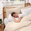 Organic Cotton Jersey Duvet Cover Set by Bare Home - 3 of 4