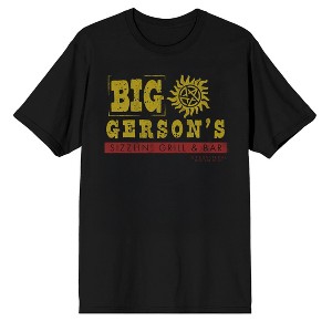 Supernatural Big Gerson's Sizzling Bar & Grill Short Sleeve Adult T-Shirt - 1 of 3