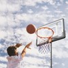 32" Basketball Hoop, 5-7 ft Adjustable Height Portable Backboard System - 3 of 4