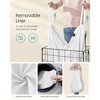 34.3 Gal Laundry Hamper, Collapsible Clothes Basket with Removable Washable Liner & Metal Frame, 66 lb Capacity for Bedroom Bathroom - 3 of 4