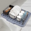 REGALWOVEN Kitchen Counter Easy Clean Slope Design Kitchen Silicone Mat Fits Under Dish Rack - 2 of 4