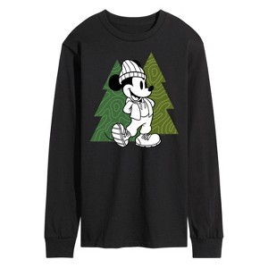 Men's - Disney - Camper Mickey Long Sleeve Graphic T-Shirt - 1 of 4