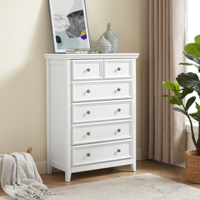 NicBex 6 Drawers Dresser for Bedroom,Farmhouse Dresser with Storage Space,Dressers for Kids Room,Living Room,Entry and Hallway