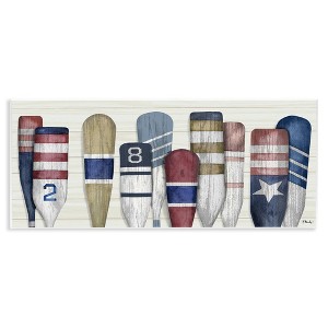 Stupell Industries Port Oars Vintage Americana Patterns Wall Plaque Art - 1 of 4