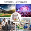 Generic Clear Purse Stadium Transparent Messenger Bag Stadium Approved for Men and Women - 3 of 4