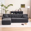 Whisen 86" Modular Convertible Sectional with 2 Pillows - 2 of 4