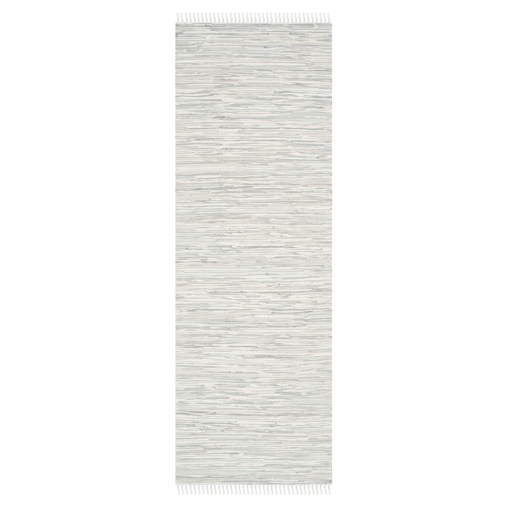 Chasen Flatweave Runner - Silver (2' 3in X 7') - Safavieh