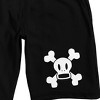 Paul Frank Skull & Crossbones Men's Black Sleep Pajama Shorts - 2 of 4