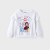 PATPAT Disney Stitch Toddler Girl 2pcs Floral Ruffle-sleeve Sweatshirt with Jogger Set - 2 of 4