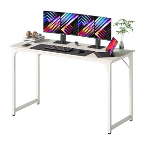 FDW Computer Desk 32/39/47/55 inch Length Study Writing Table Adjustable feet for Home Office - 1 of 4