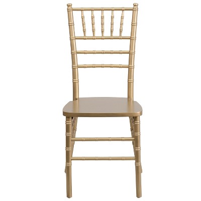 Elegant Gold Wood Chiavari Banquet Chair