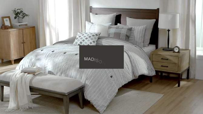 Madison Park Essence Clipped Jacquard Comforter Set, 2 of 14, play video