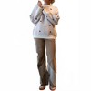 Women's Flower Knit Acrylic Sweater - POL - 4 of 4