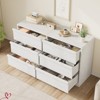 Nursery 6/7 Drawer Dresser for Bedroom, Modern Double Dresser Organizer with 6/7 Drawers Large Storage, Wooden Chest of Drawers - 4 of 4