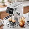 1350W 20 Bar Espresso Machines, Coffee Maker with Automatic Milk Frothing System, Steam Wand & Cup Warmer, LED Touchscreen, 41 OZ/1.2L Remove tank - 4 of 4