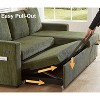 Vipbear 81" Sleeper Sofa Bed with Pull Out Bed L Shaped Couch Sectional Sleeper Sofa Beige - 4 of 4