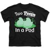 Easter Two Peeps In a Pod Kids T-Shirt For Youth Black - 2 of 4