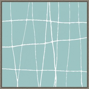 Amanti Art Circular Motion 3 by Natasha Barnes Canvas Wall Art Print Framed 22 x 22-in. - 1 of 4