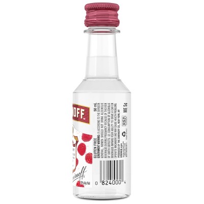 Smirnoff Raspberry Flavored Vodka - 50ml Plastic Bottle