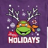 Men's - Teenage Mutant Ninja Turtles - Happy Holidays Short Sleeve Graphic T-Shirt - 2 of 4