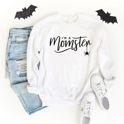 Simply Sage Market Women's Graphic Sweatshirt I'm A Momster