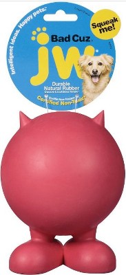 JW Pet Bad Cuz Rubber Squeaker Dog Toy - DS