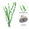 Unique Bargains Aquarium Decorations Fish Tank Artificial Plants Green 12.20" 10 Pcs - 3 of 4