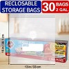 Slider Storage Bags, Zippered Fresh-keeping Bag, Heavy Duty Food Sorting Storage Bag, Food Preservation Sealed Bag - 2 of 4