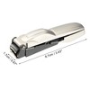 Unique Bargains Stainless Steel Nail Clippers Portable Nail Tool for Nail Care Champagne Gold Tone 1Pc - 4 of 4