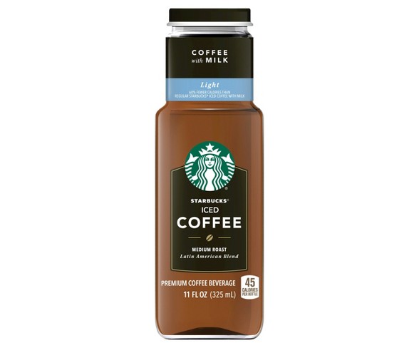 Starbucks Iced Coffee Low Calorie Drink - 11 fl oz Glass Bottle