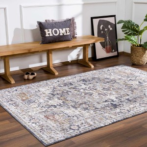 Hauteloom Ivria Blue Gray Area Rug - 1 of 4