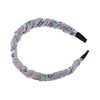 Unique Bargains Women's Fashion Elegant Pleated Headband 6.10"x5.12" Purple 1 Pc - 4 of 4