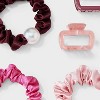Claw Hair Clip and Hair Twister Set 5 pc - A New Day™ Pink - 4 of 4