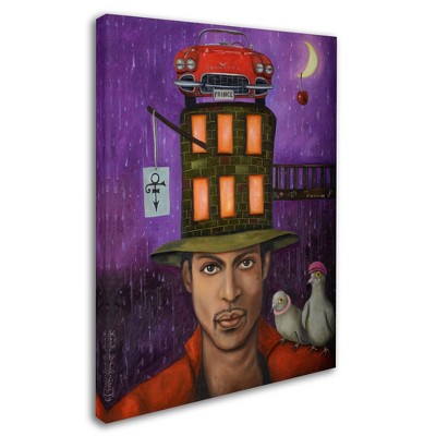 Trademark Fine Art -Leah Saulnier 'Prince' Canvas Art